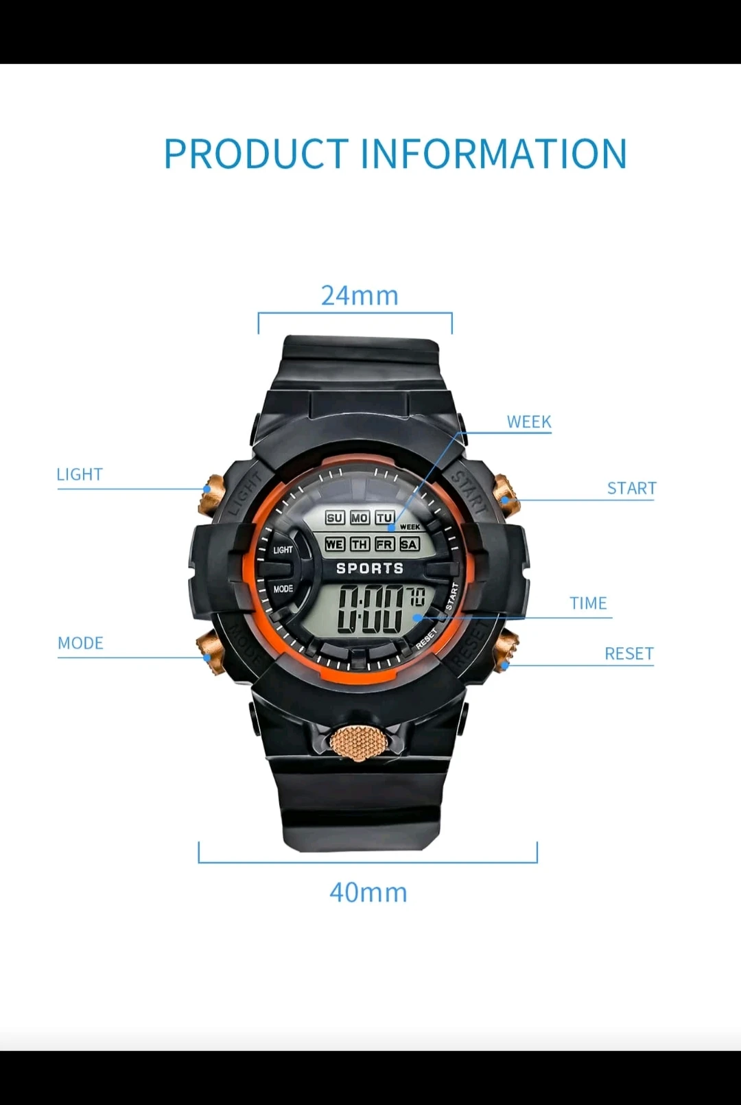 Reloj digital TOMI/ Original 5