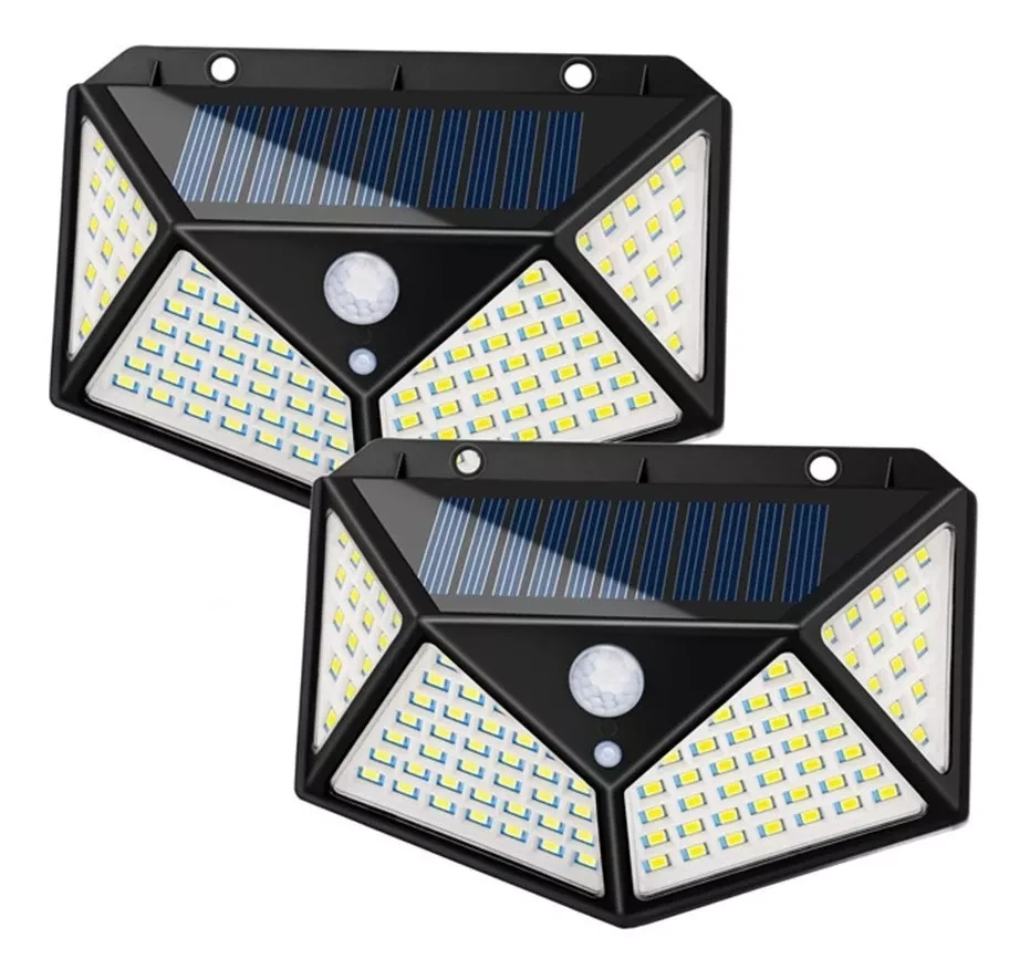 Lampara de panel solar exteriores