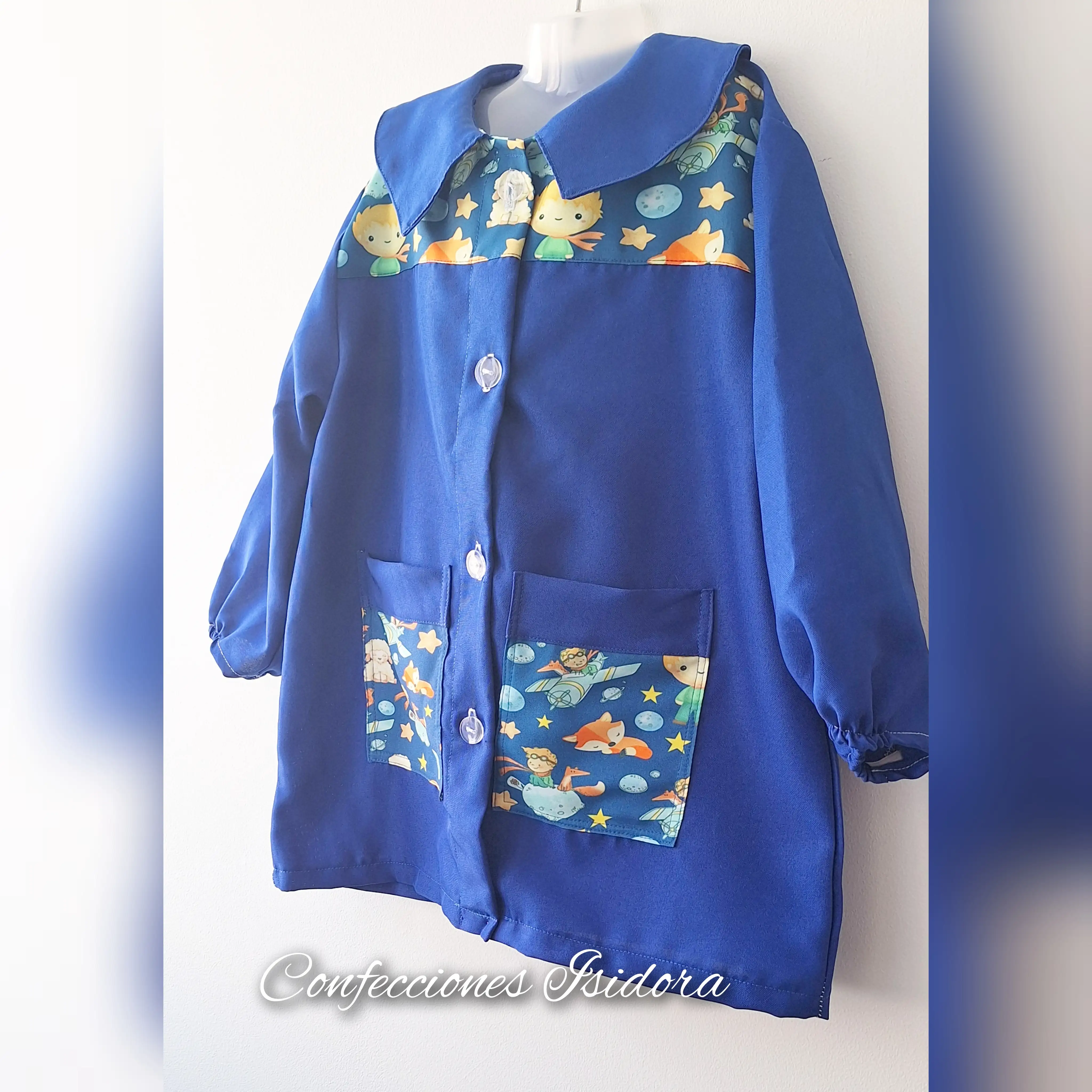 Delantal Principito , Azul rey 2