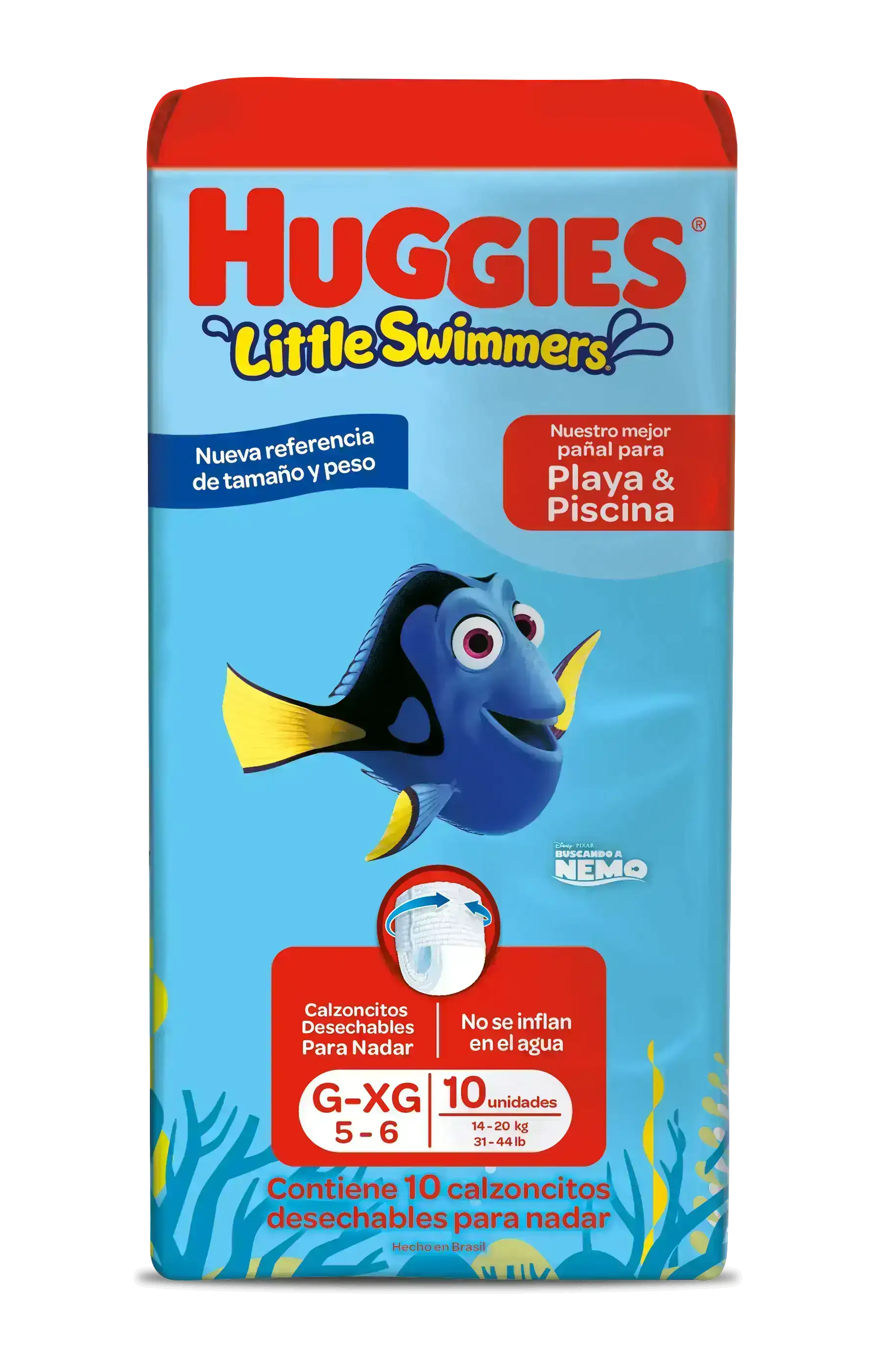 Huggies Pañal para el Agua Little Swimmers G/XG x 10 Unidades