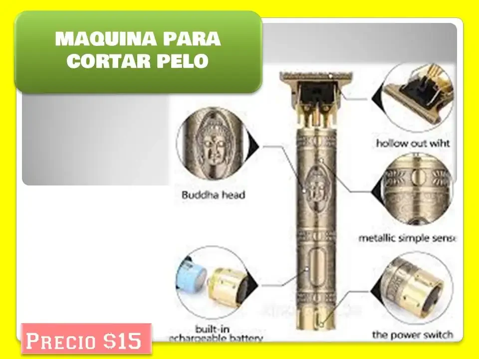Máquina recargable para barba y pelo 