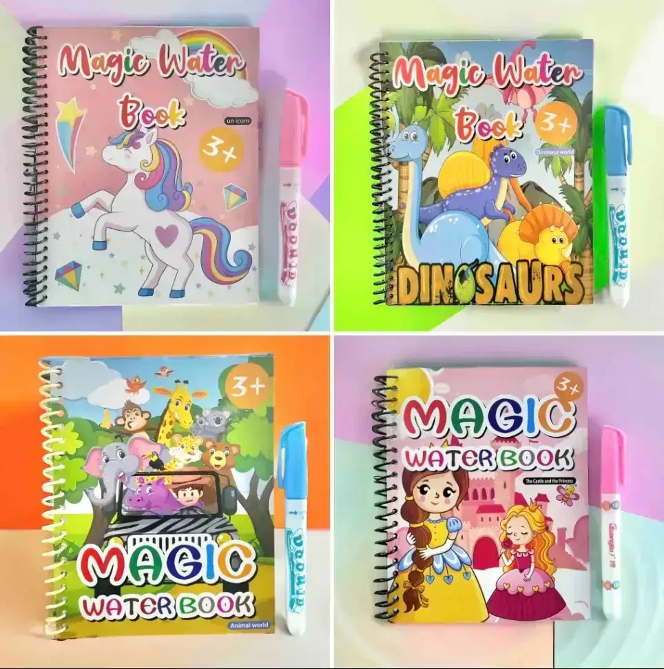 Libreta Magic Water Variadas