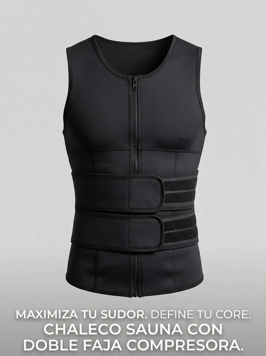 Chaquelo Sauna doble Faja diseño Unisex