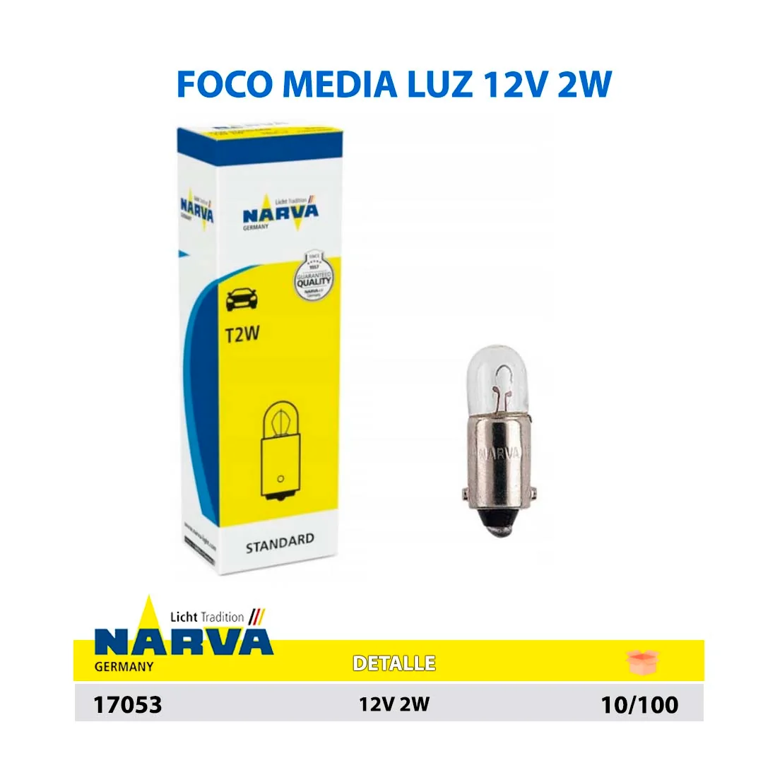  FOCO MEDIA LUZ 12V 2W