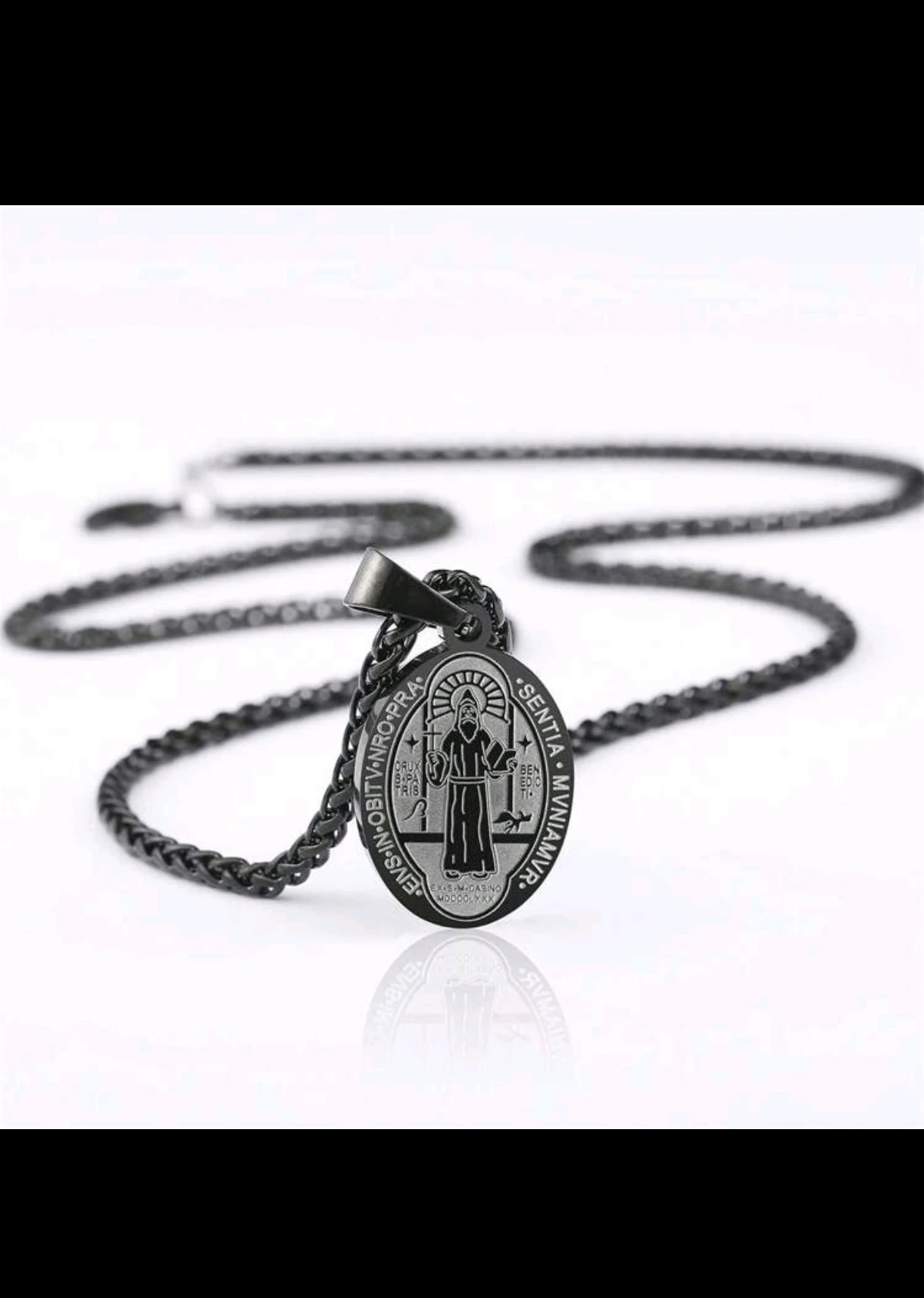 Collar colgante/ Medalla de San Benito  5