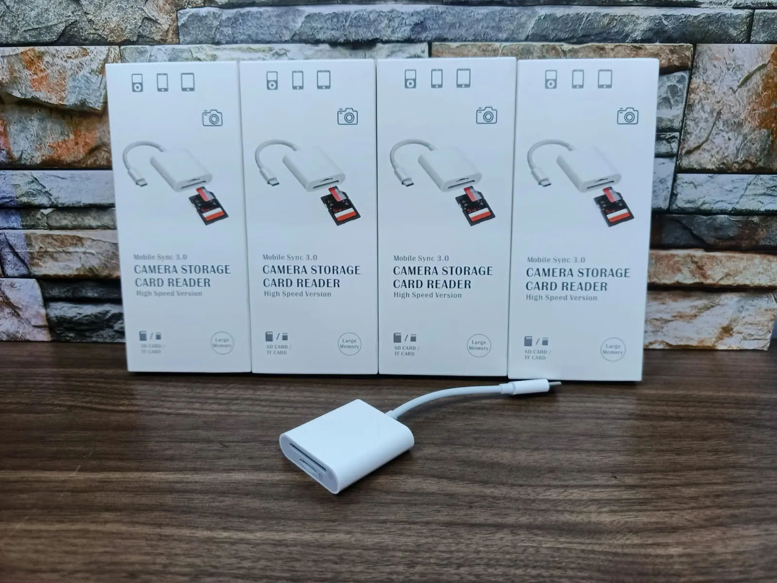 ADAPTADOR TIPO C PARA MEMORIA SD CARD Y TF CARD