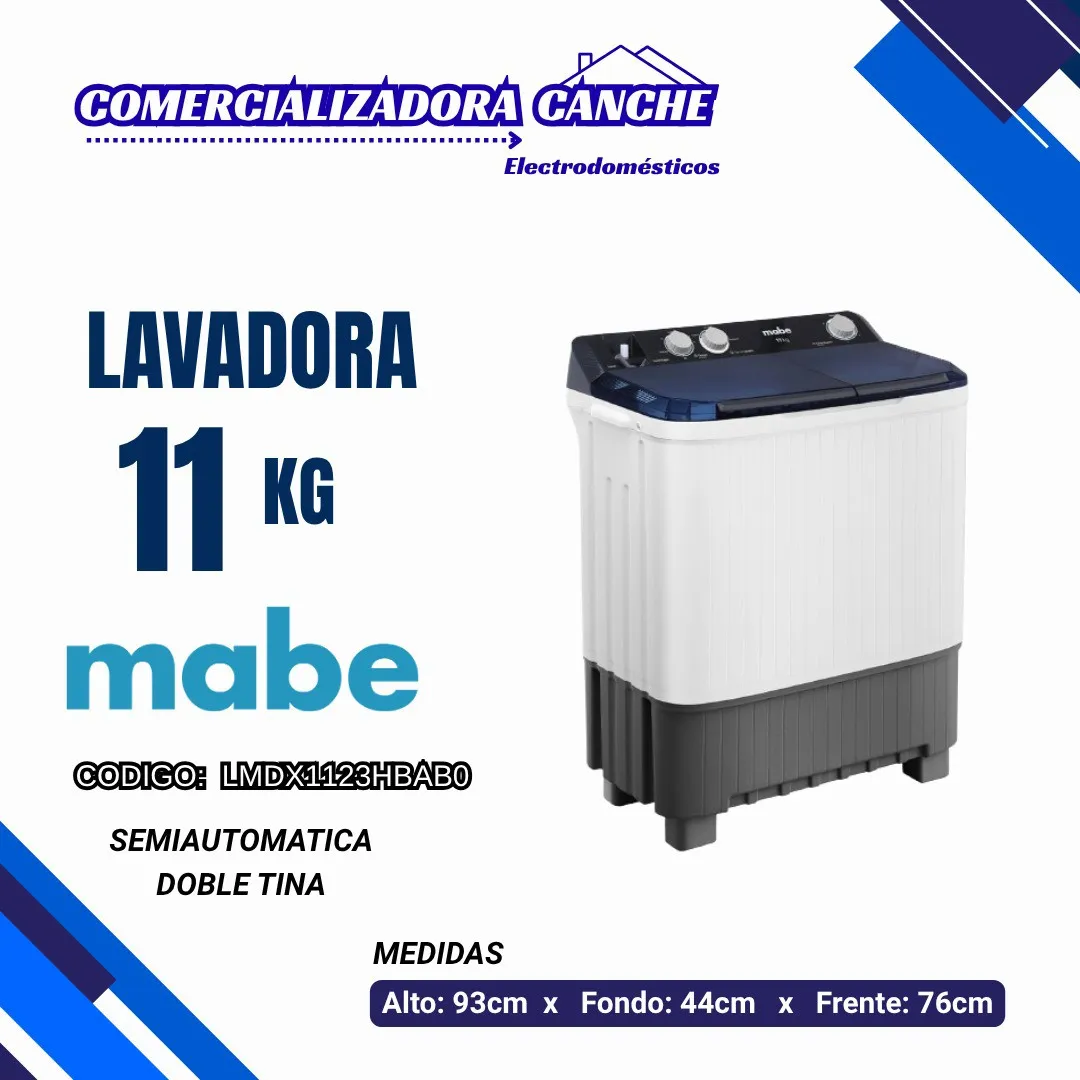 LAVADORA 11KG MABE
