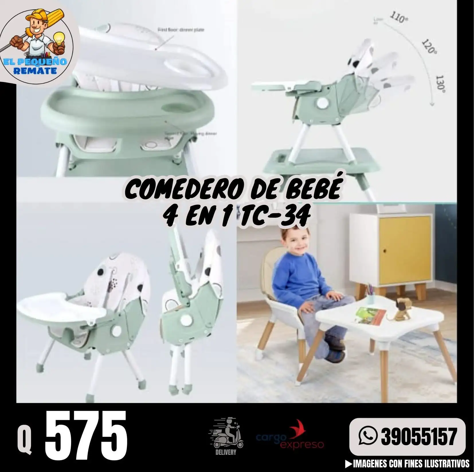 COMEDERO DE BEBÉ 4 EN 1 TC-34 2