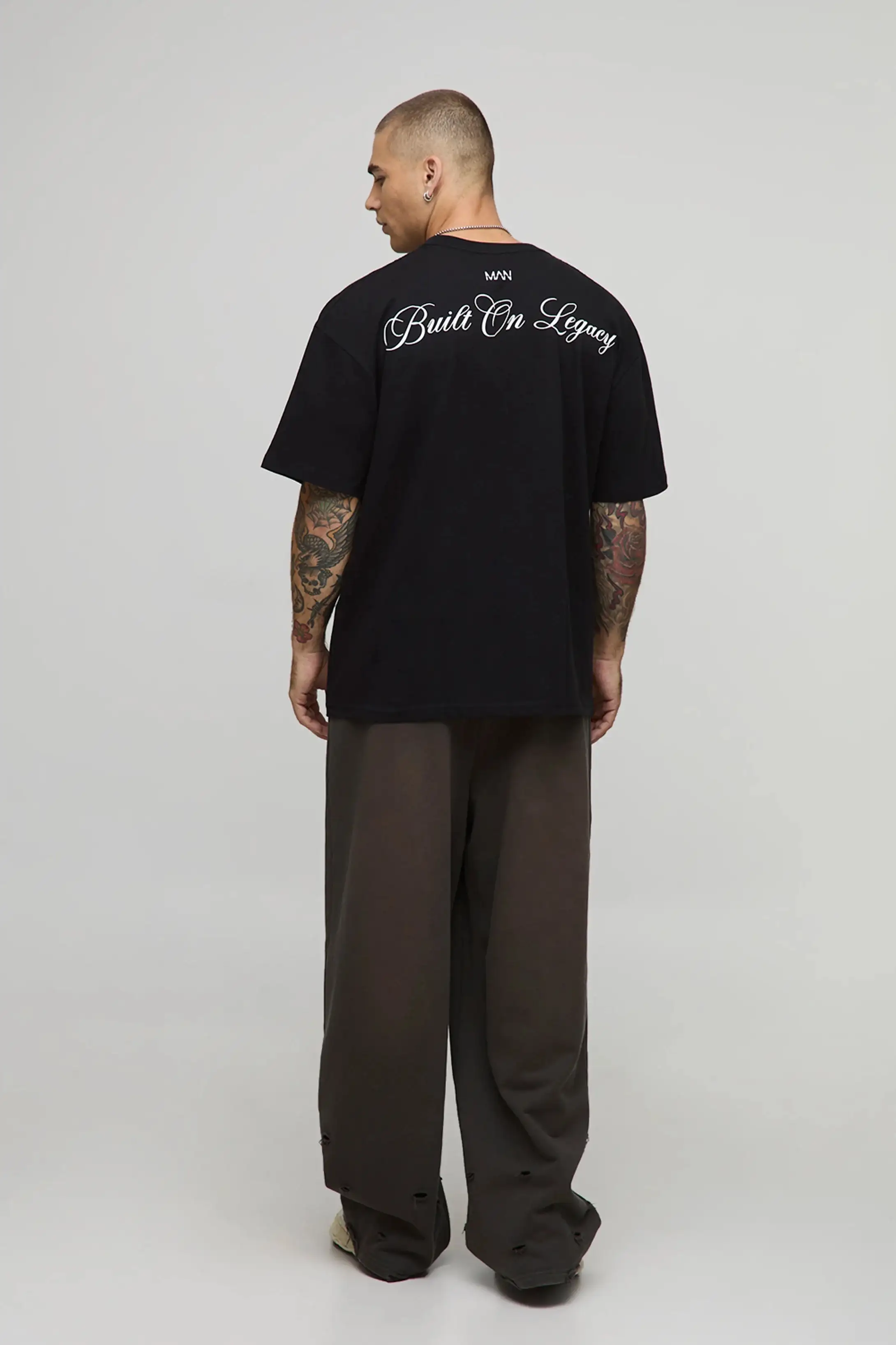 Black Oversized  T-Shirt- Size L/Xl 2