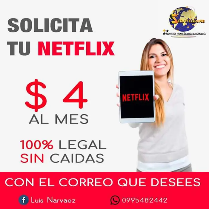 CUENTAS ORIGINALES NETFLIX 