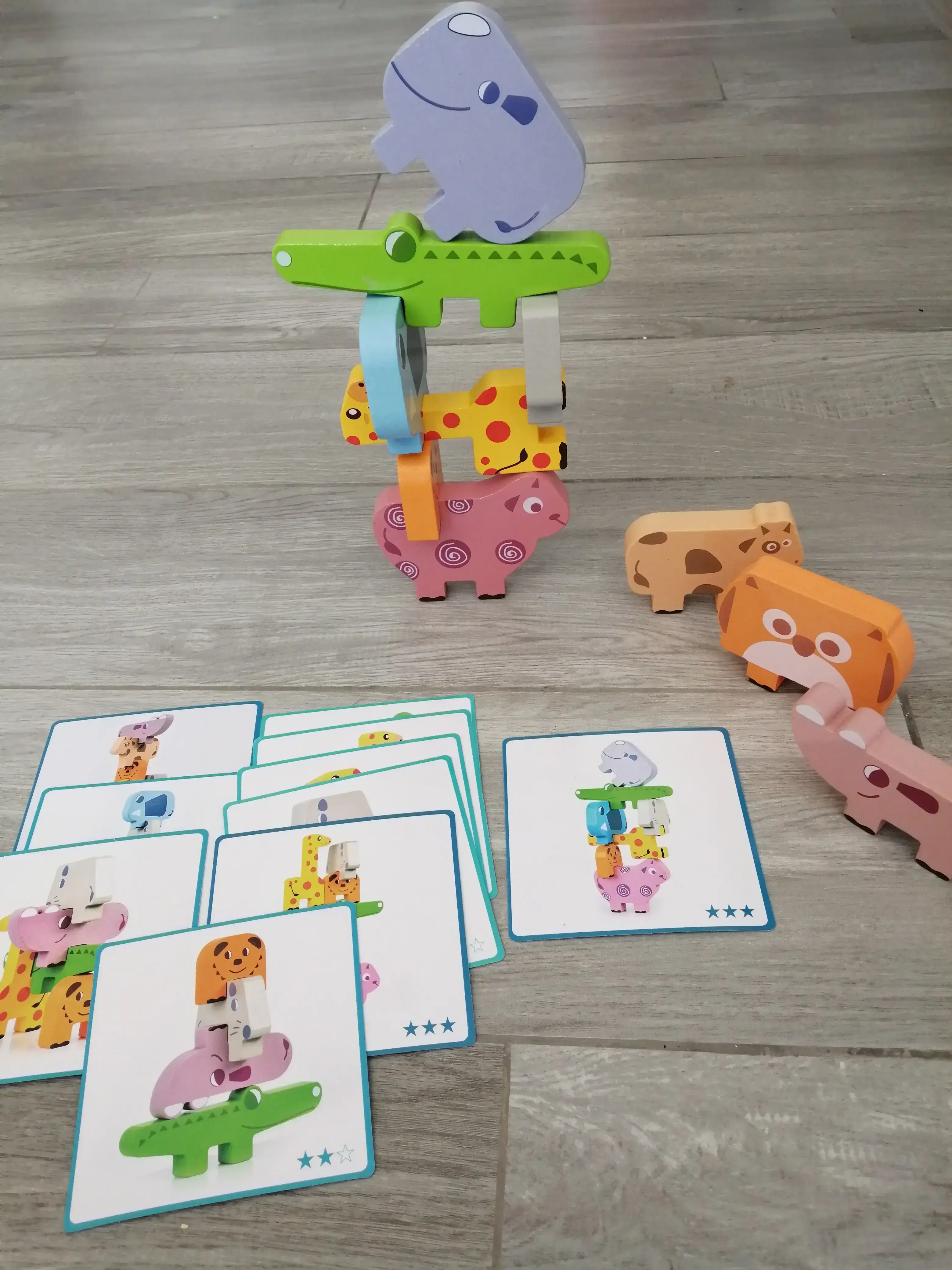 Juego balanza animal
