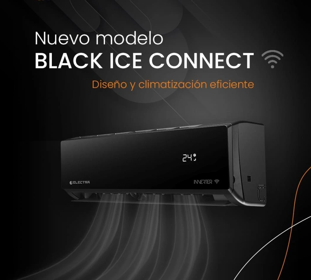  ❄️ *AIRE ACONDICIONADO ELECTRA 3400W BLACK ICE FRIO/CALOR*