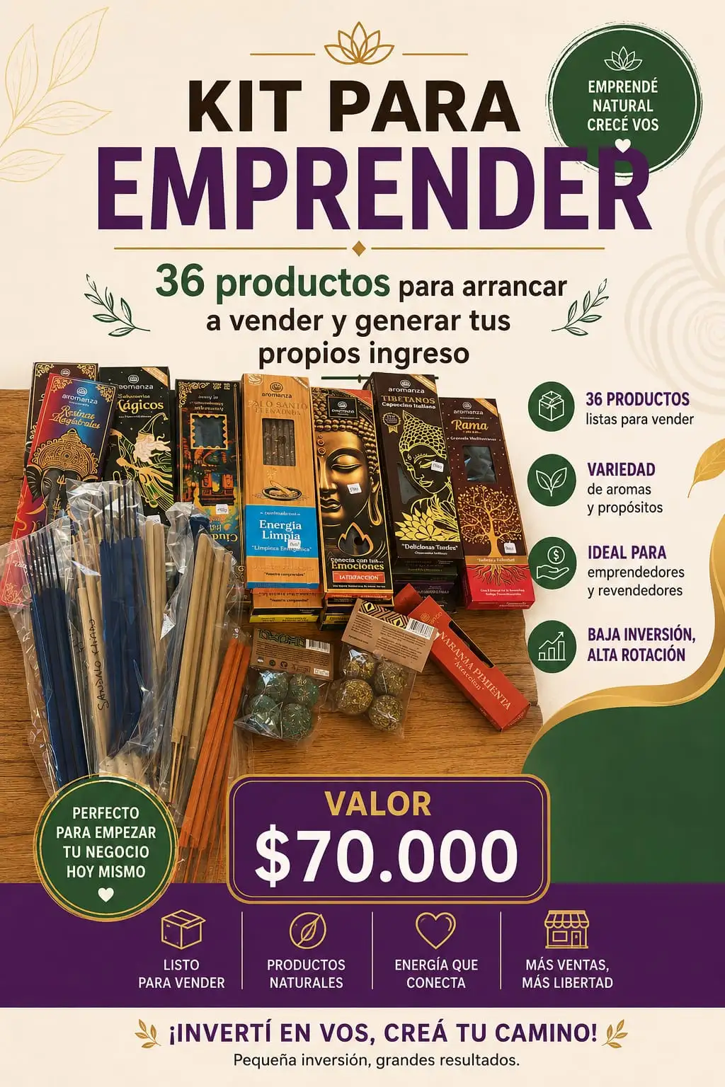 Kit Emprender – 36 Productos