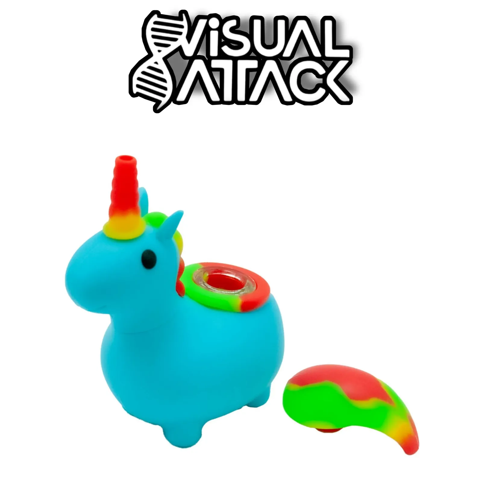 Bong Unicornio con tapa hermetica