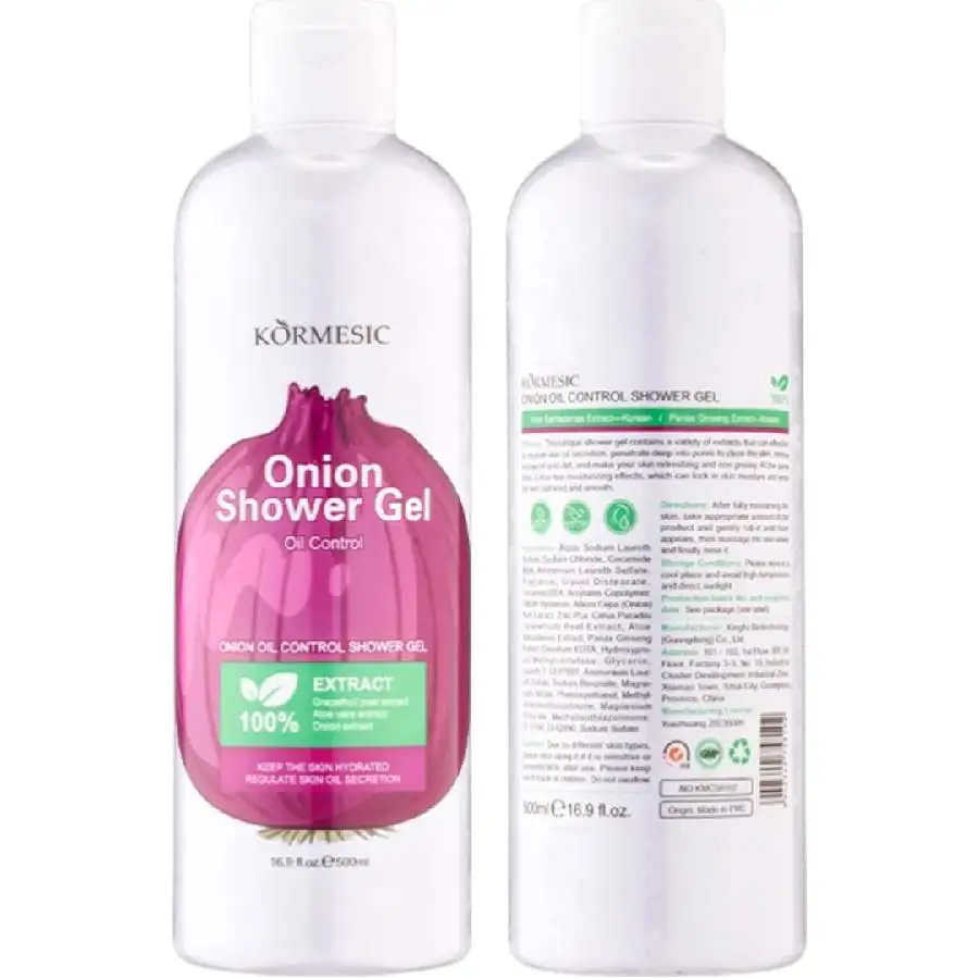 Gel corporal ducha de cebolla con extracto de pomelo y aloe vera 