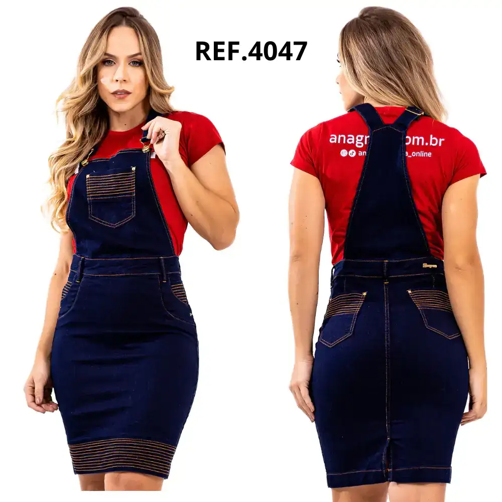 Jardineiras Jeans Cim Elastano