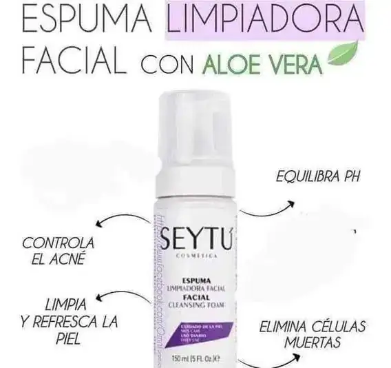 Espuma Limpiadora Facial SEYTU 150 ml 3