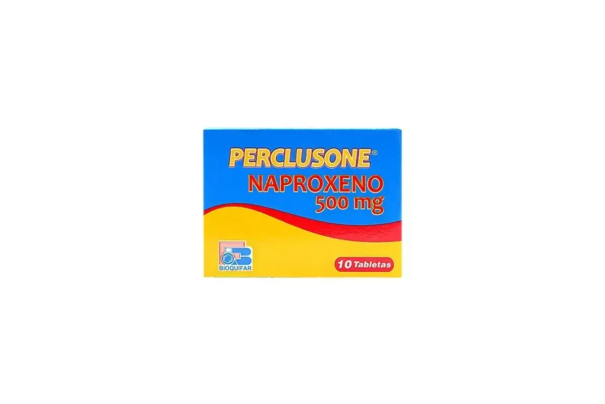 PERCLUSONE 500 MG X 10 TBL NAPROXENO