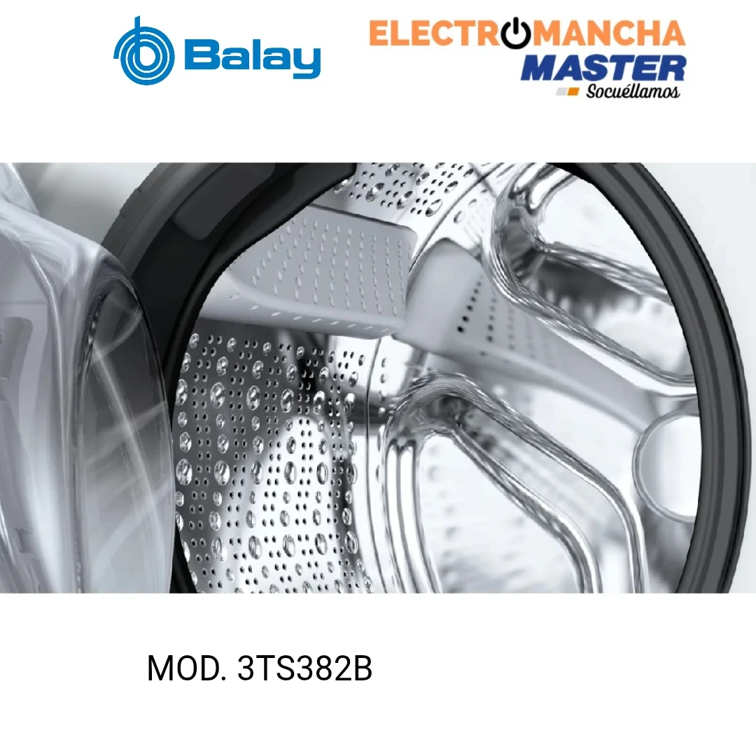 LAVADORA BALAY 3TS382B 8 KILOS 1200 RPM. CLASE A 5
