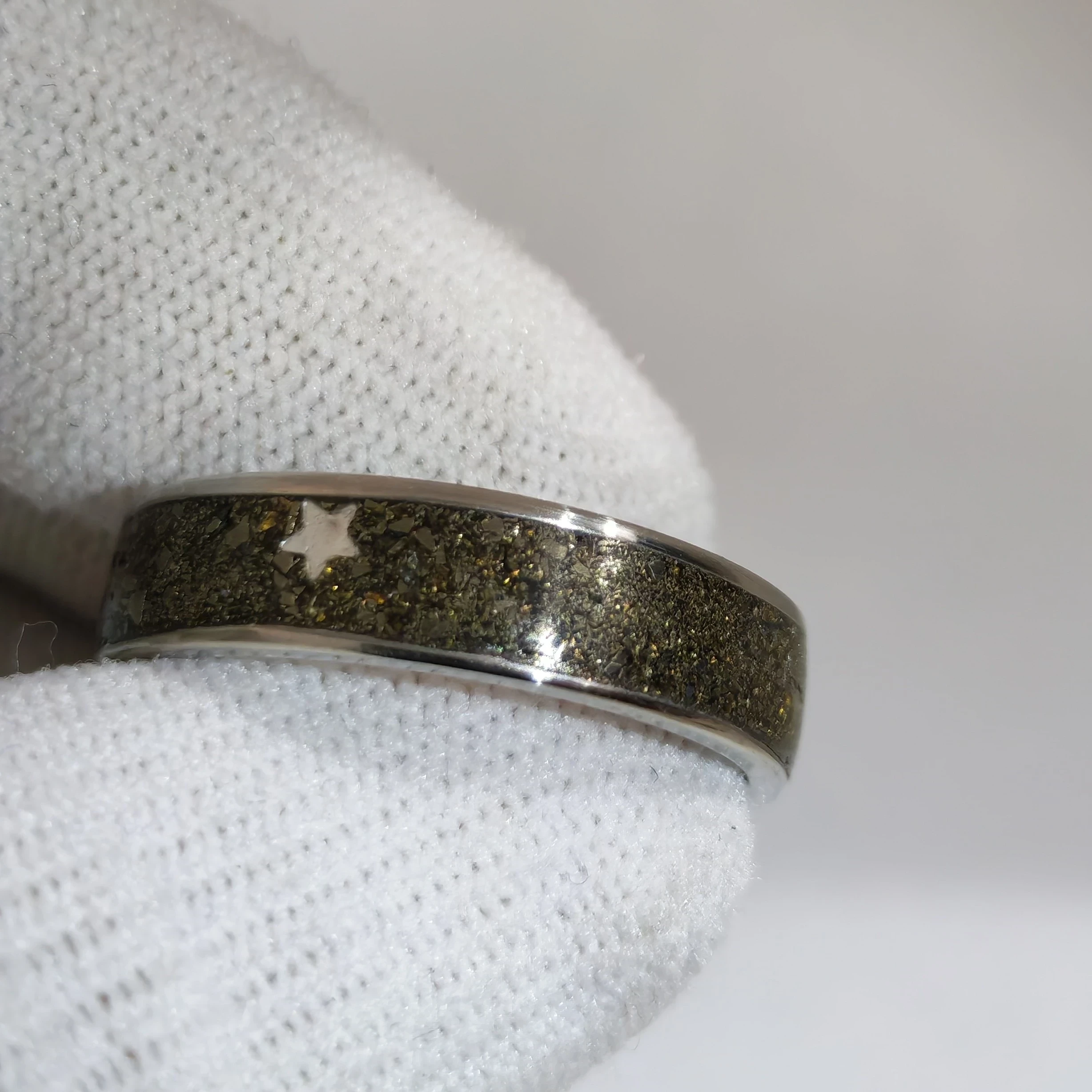 Anillo Ocaso de Estrellas en Pirita 4