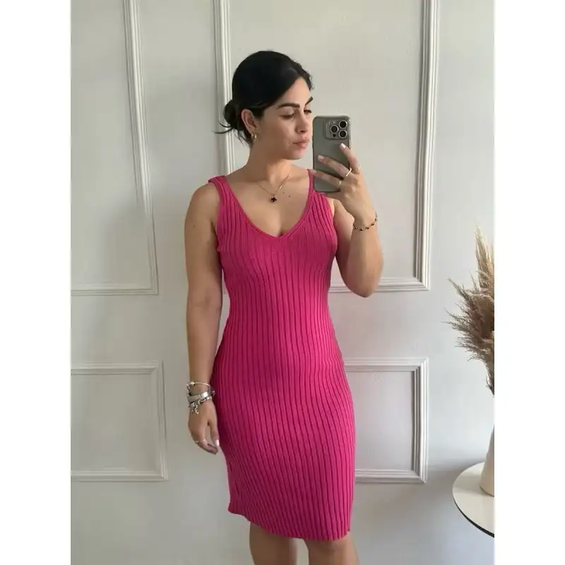  Vestido Tricô Alcinha  2