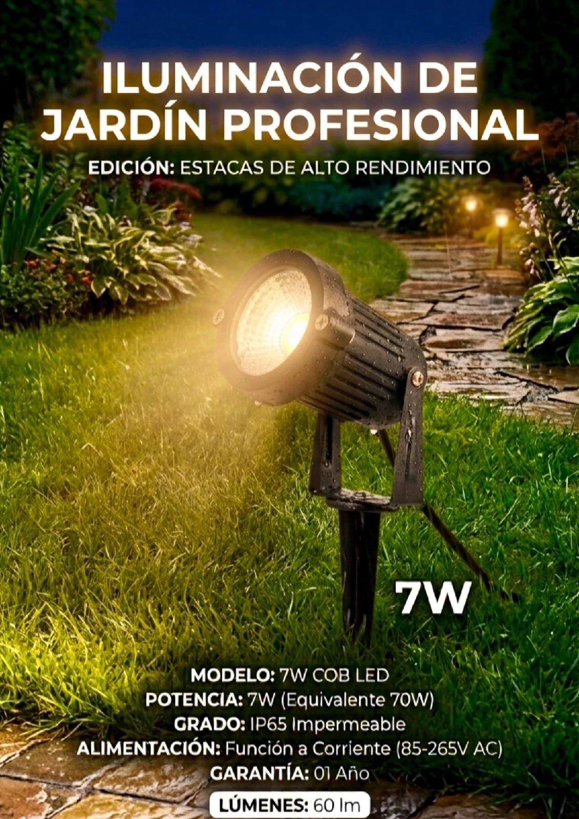 Estaca de Jardín 🏡 7