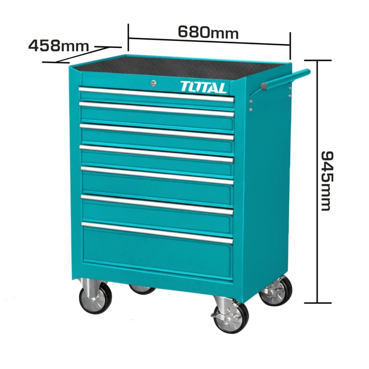 THRCO2071P Carrito portaherramientas 7 cajones metalico total 2