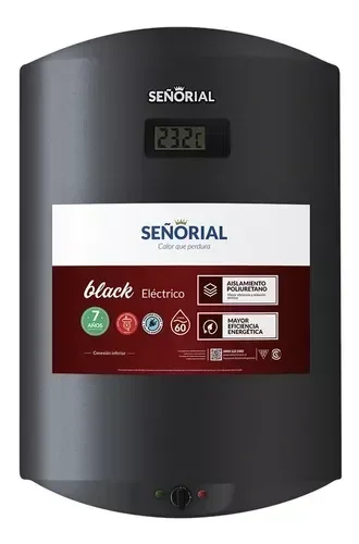 Termotanque Señorial Eléctrico 60Lts. Black