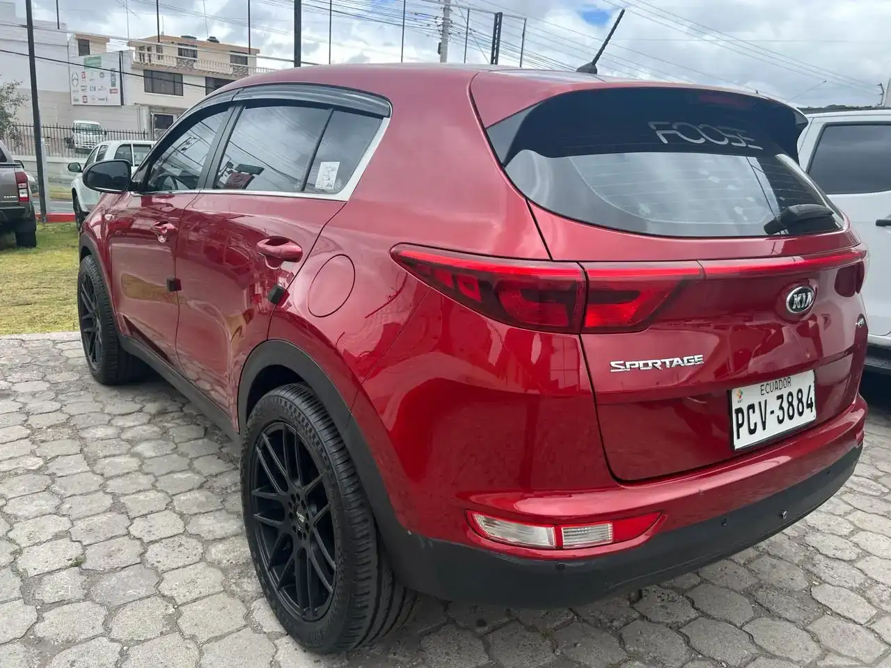 Kia Sportage rojo 2017 2