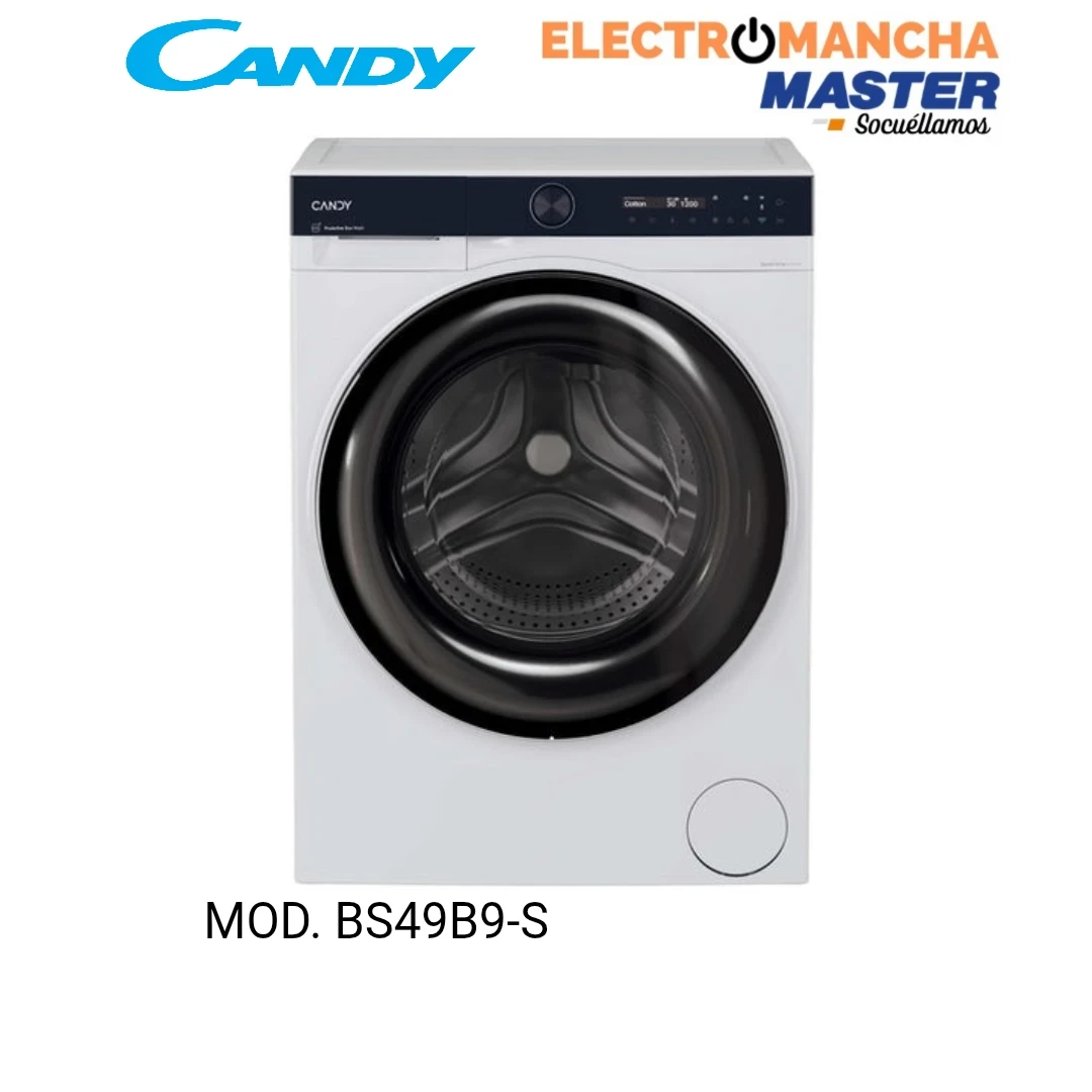 LAVADORA CANDY BS49B9-S 9 KILOS 1400 RPM CLASE A-30%