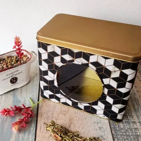 Lata rectangular con visor 2