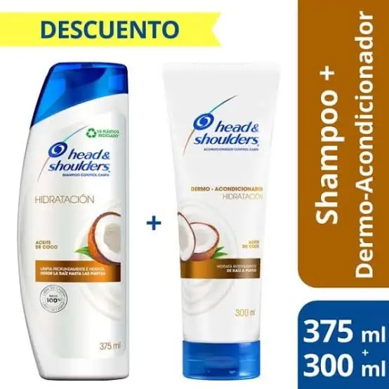 Shampoo H&S  Hidratacion Aceite de Coco