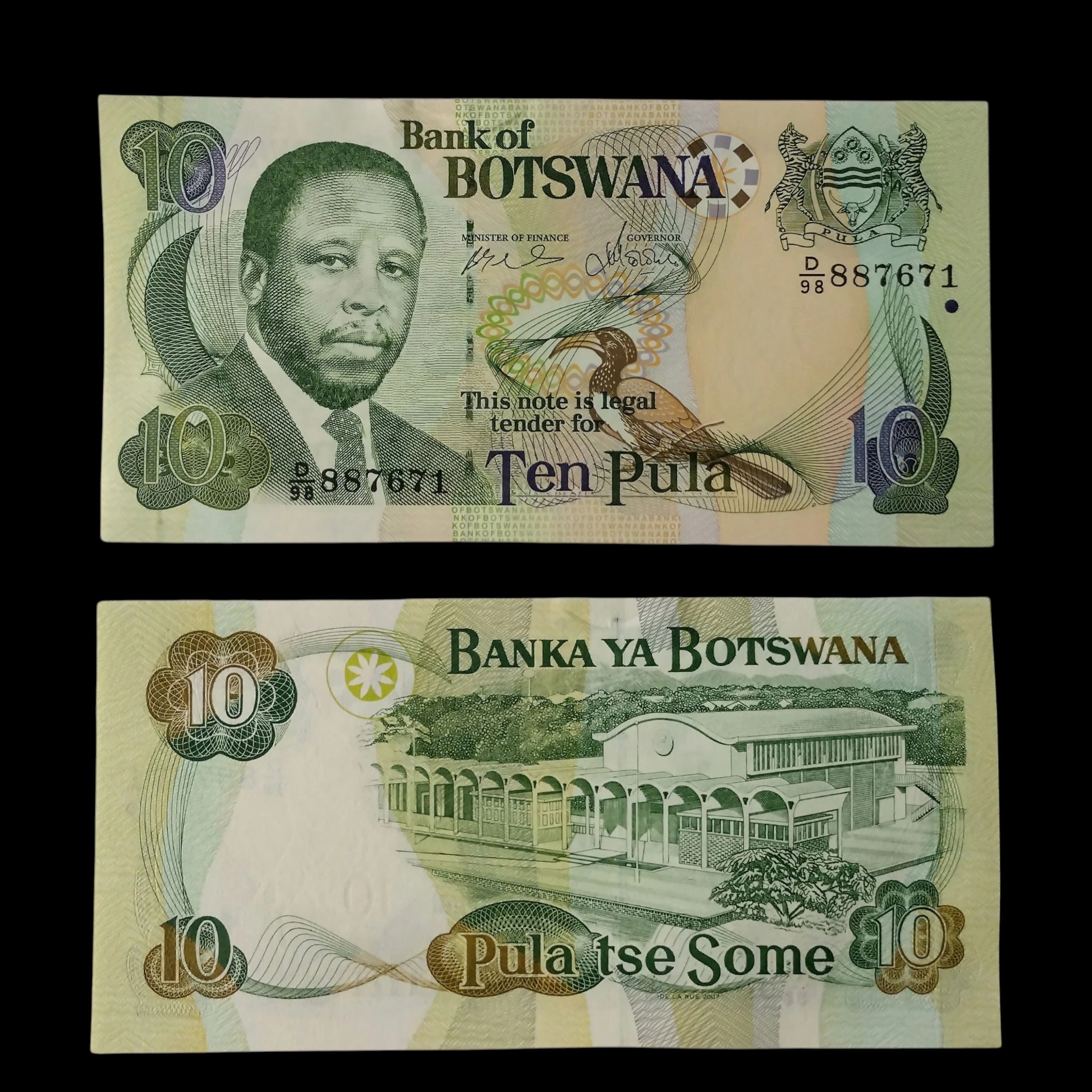 • Botsuana 10 pula UNC