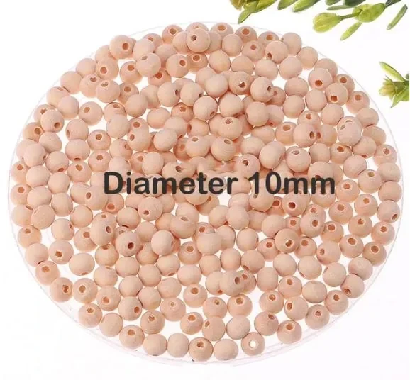 CUENTAS MADERA 10MM 2