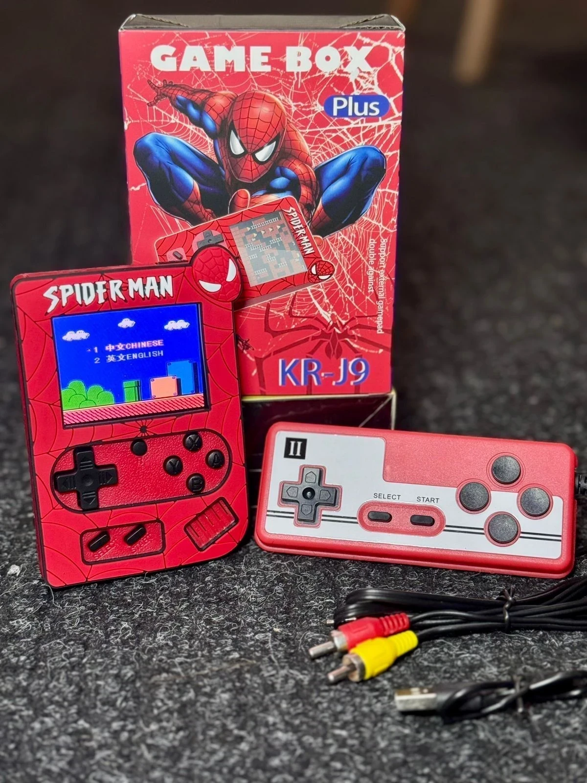 CONSOLA RETRO 500 JUEGOS EN 1 - INCLUYE CONTROL, CARGADOR Y CABLE  3