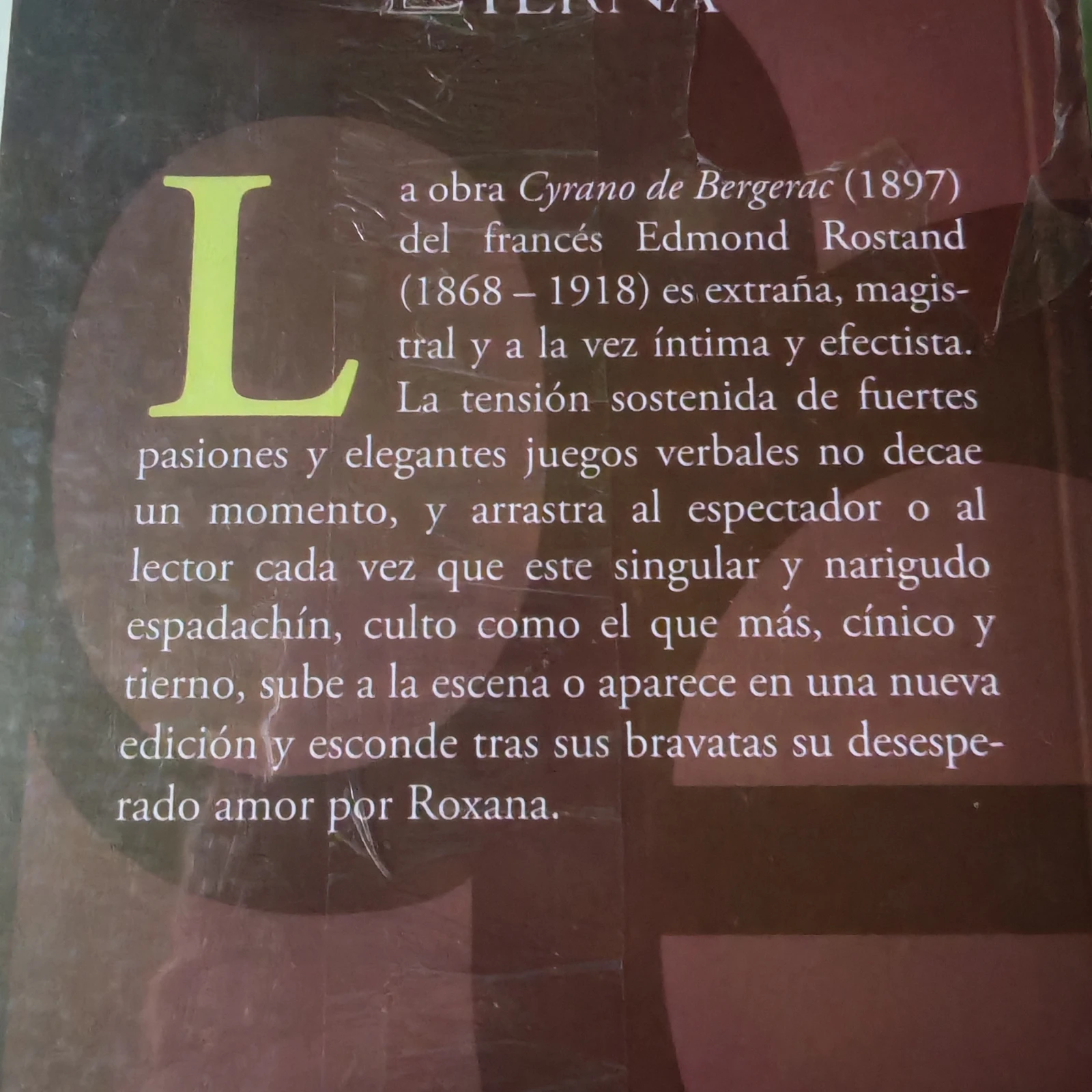 Cyrano de Bergerac, Edmond Rostand, nuevo 2