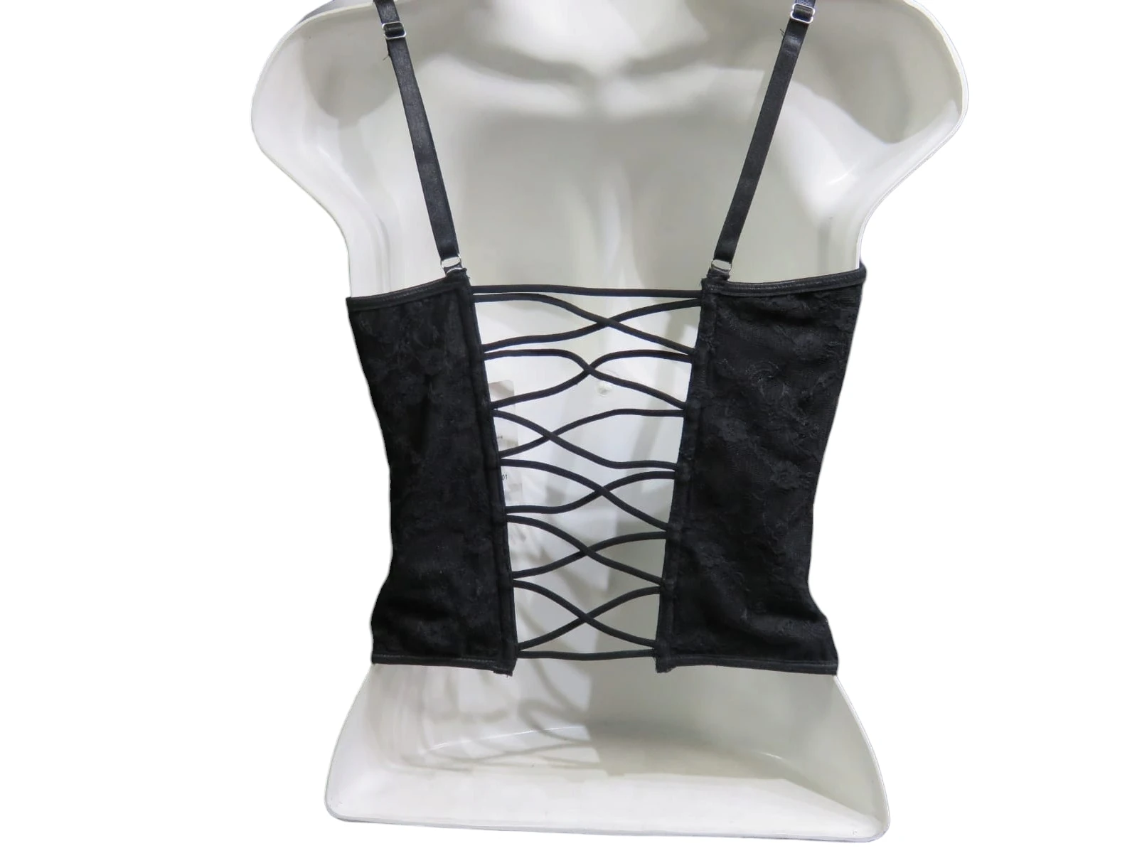 Crop top encaje gancho 2