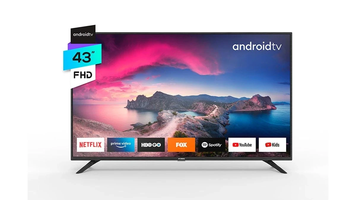 SMART TV 43" FHD HYUNDAI C/ANDROID TV 