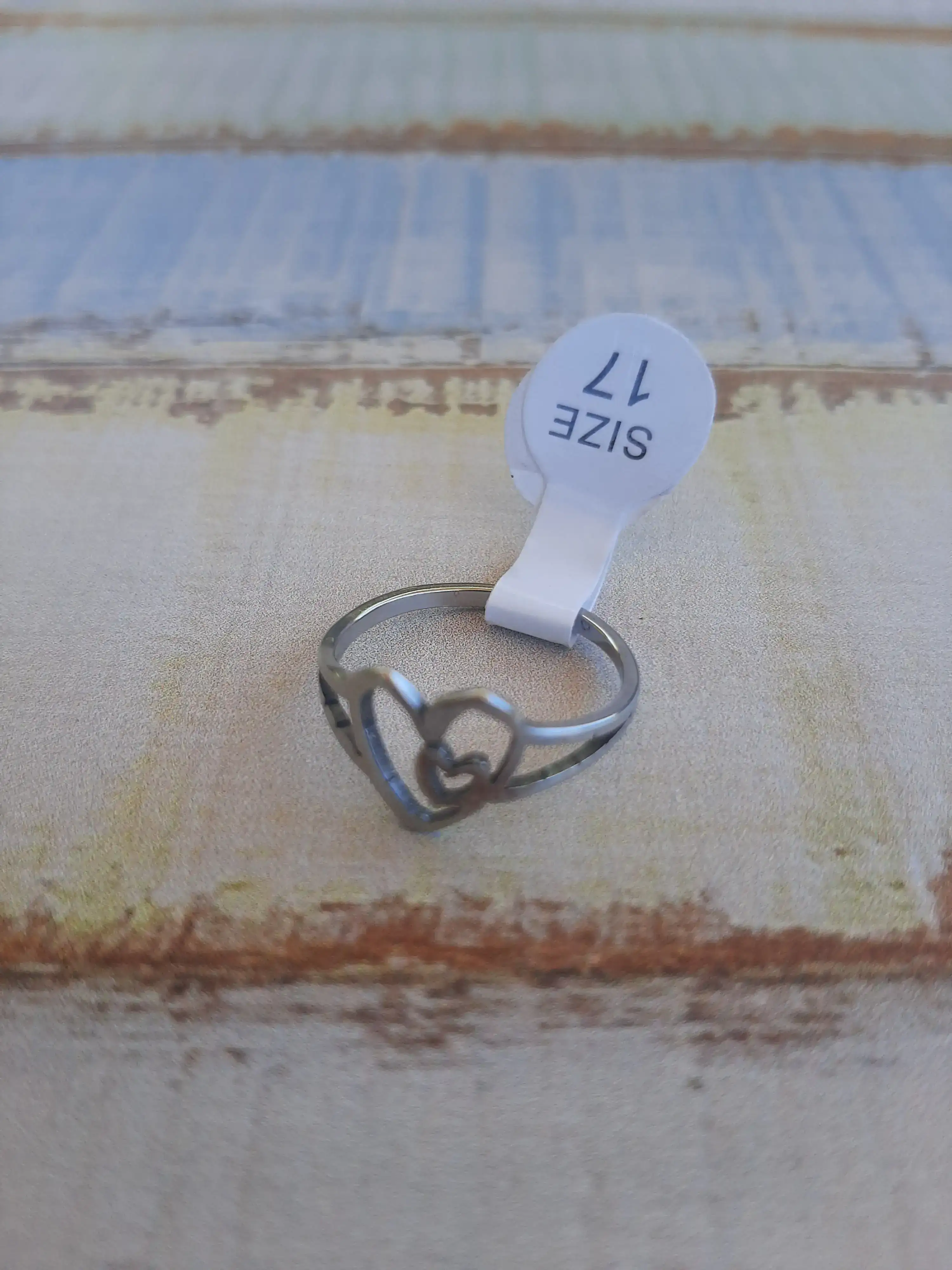 Anillo nro 17 acero quirúrgico 