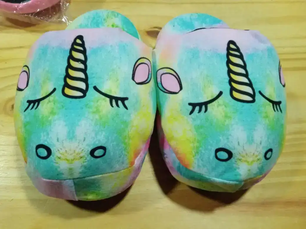 AGOTADO Pantuflon de Unicornio Adulto 