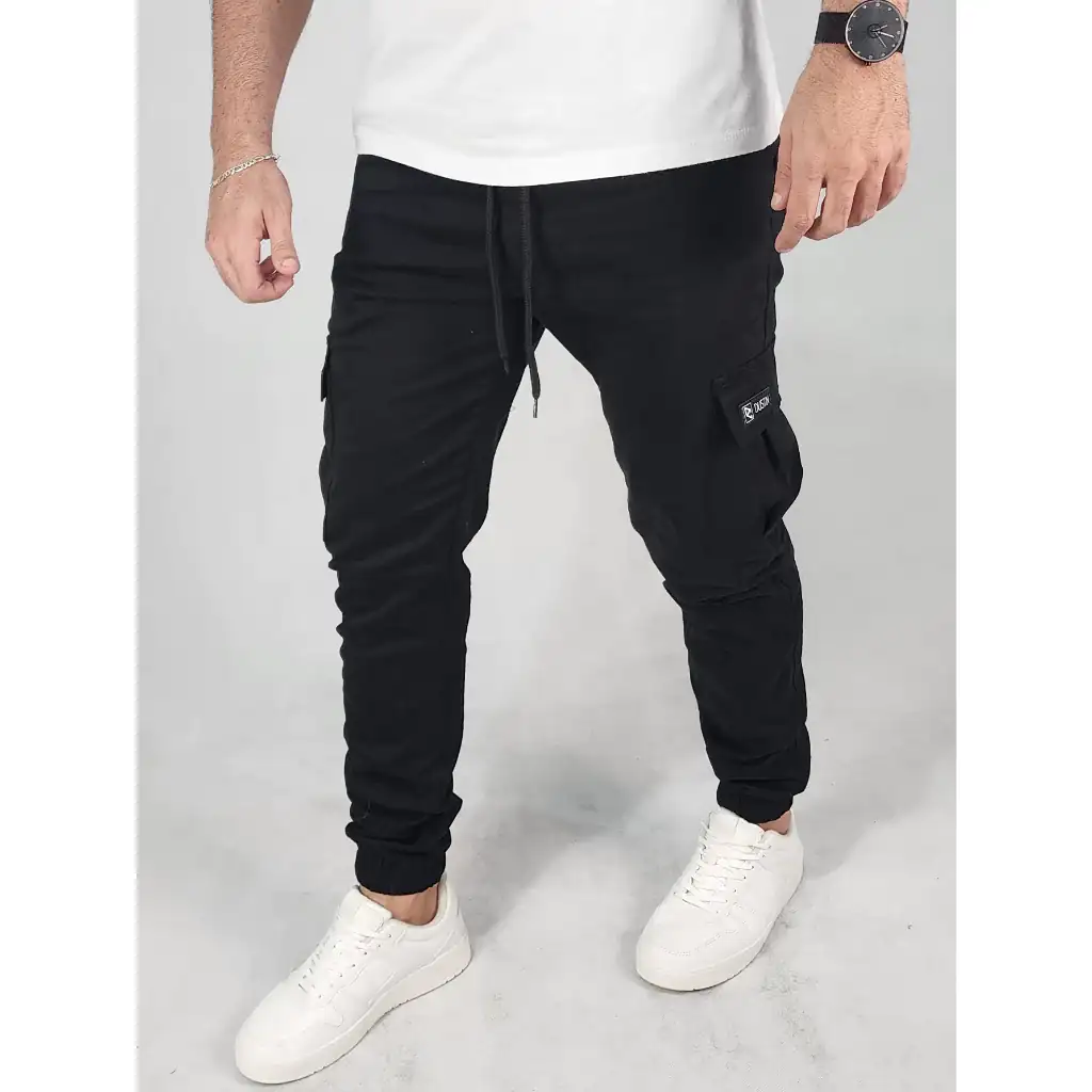 Calça Jeans Cargo