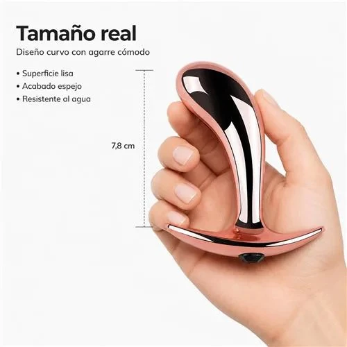 Anal Plug Ergo Rose Metal Small 2