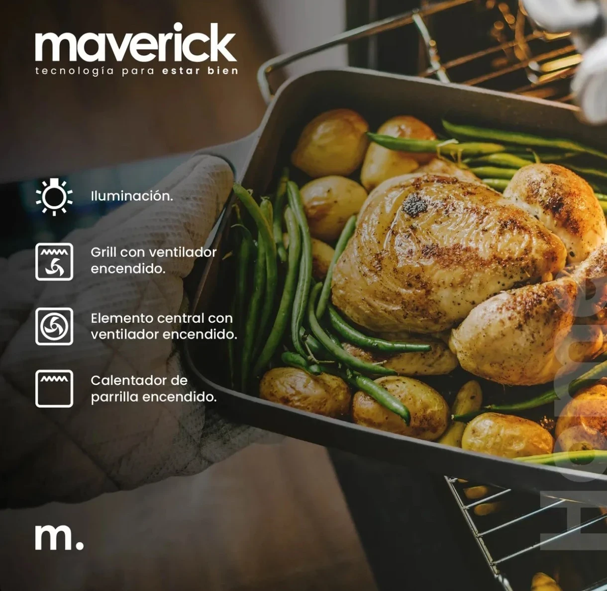 HORNO EMPOTRABLE ELÉCTRICO MAVERICK  2