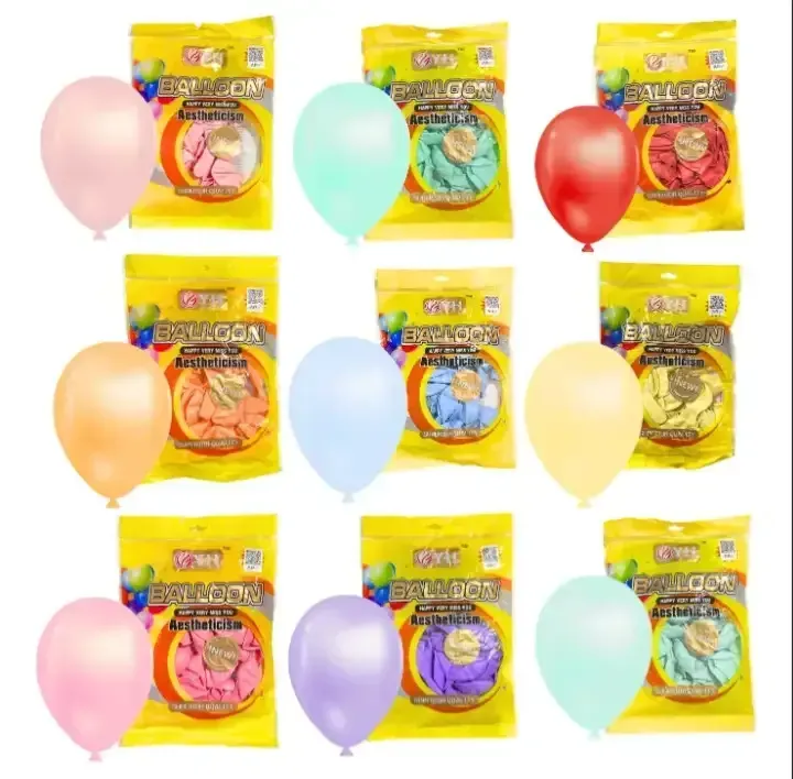 Globo latex 10 pulgadas 2.2gr macaron Aestheticism por 50 unidades 