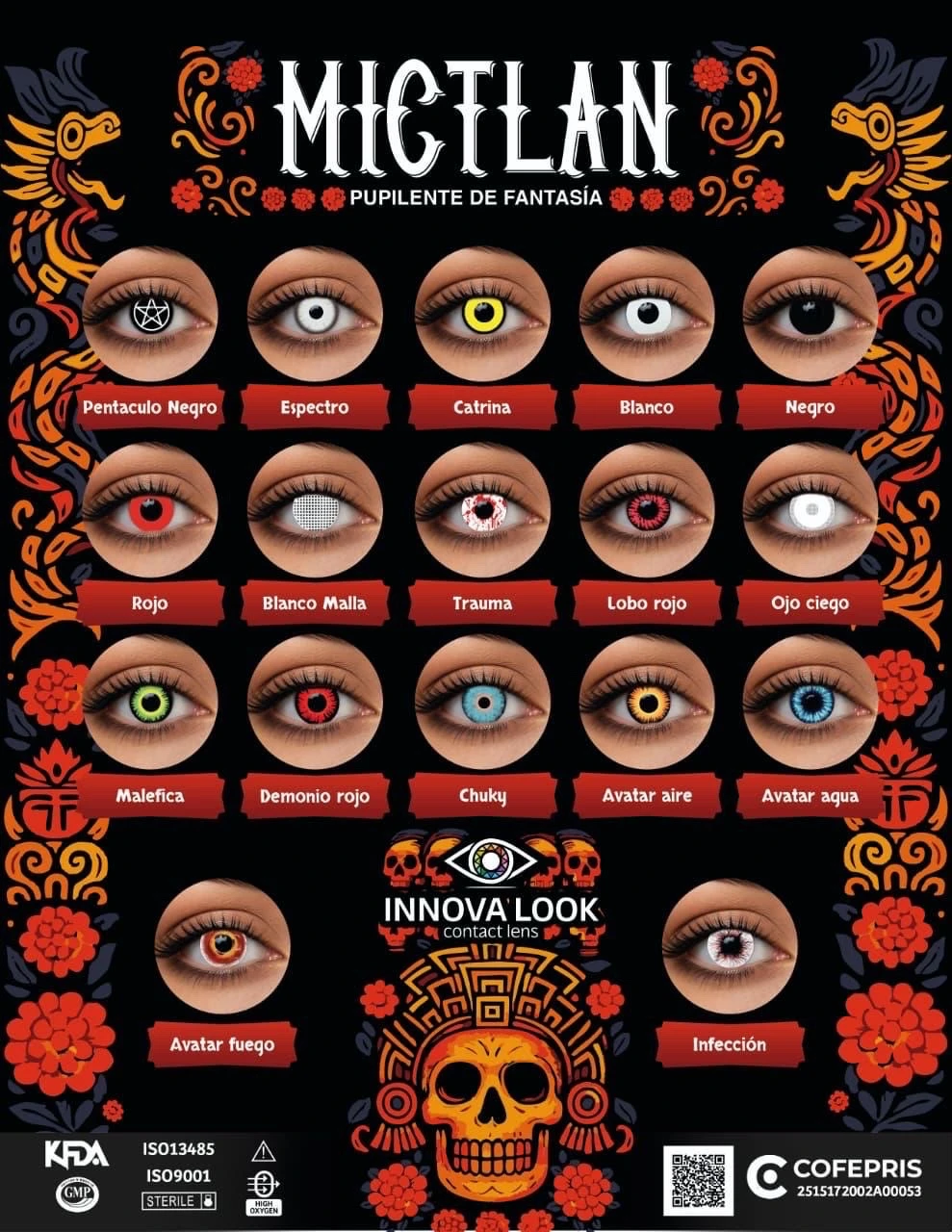 Pupilentes MICTLAN 