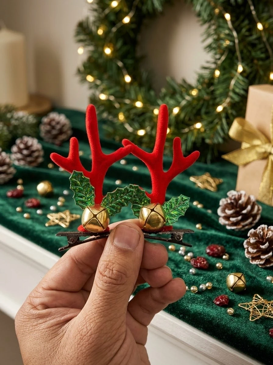 24 broches navideños (12 pares) 5