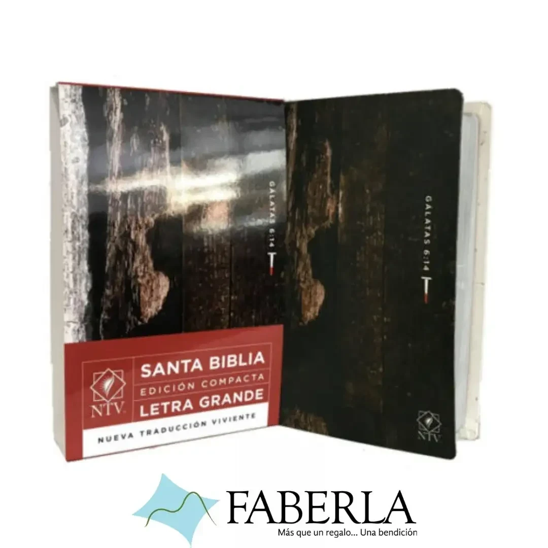 Biblia NTV compacta madera letra grande 3