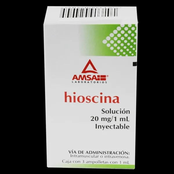 Hioscina 20mg/1ml/sol iny