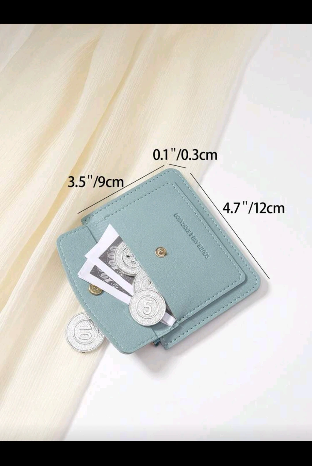 Monedero Southland Front-Pocket – Diseño Slim con Bolsillo de Expansión y Cierre de Seguridad 5