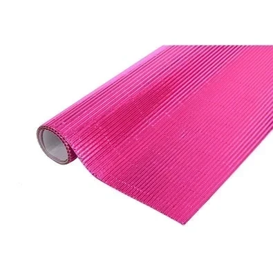 Corrugado rosa  pliego metalico 